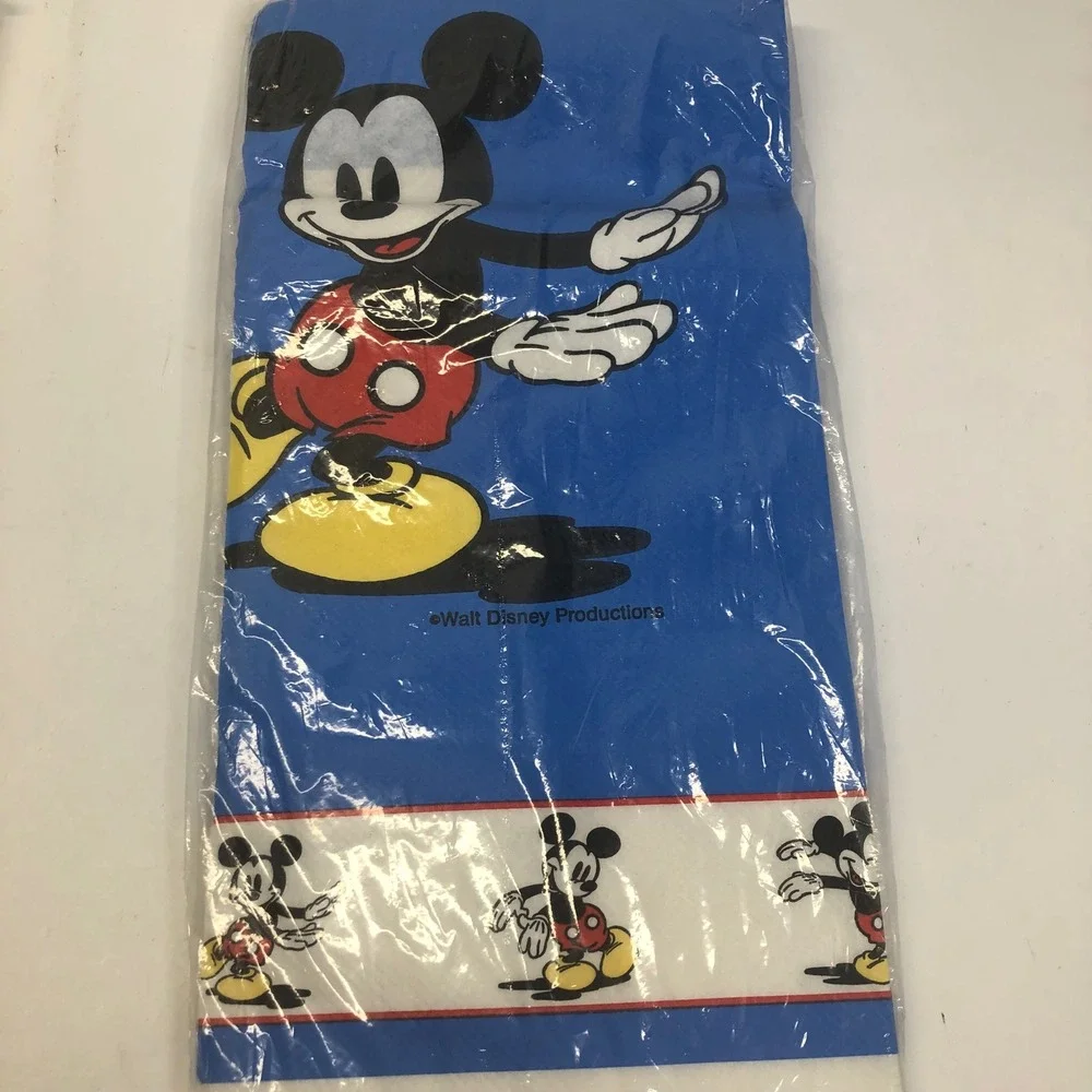 Vintage NEW Mickey's Diner Napkins & Tablecloth Set Walt‎ Disney Productions